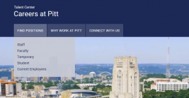 www.join.pitt.edu homepage screenshot